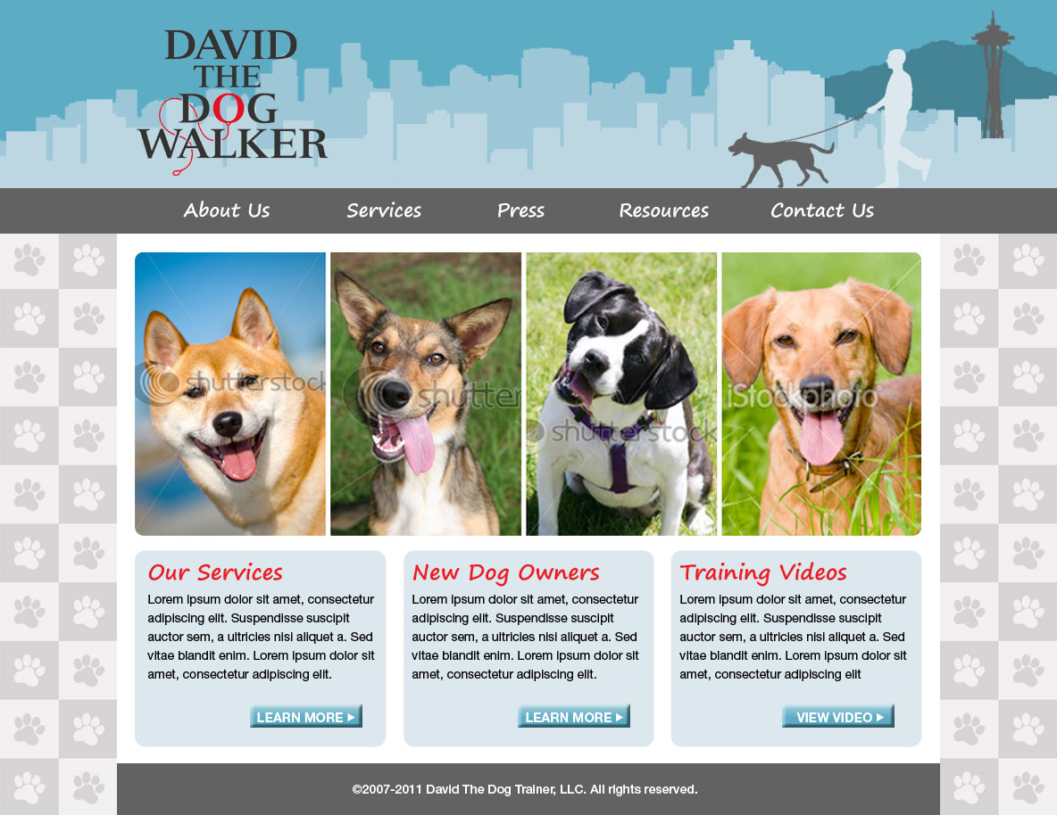 Visual Design 3 - Main Page